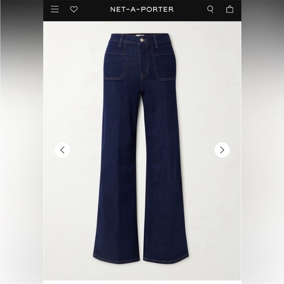 Frame Denim Denim - ‼️‼️NWT Frame Denim Blue Jeans - Le Pixie Slim Palazzo.